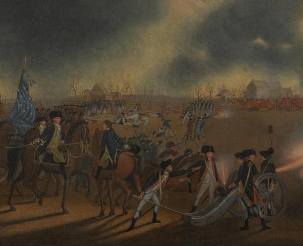 James Peale (1749-1831), The Battle of Princeton, ca. 1782,