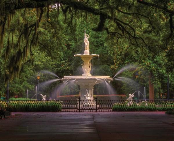 Forsyth Park Fountain, Savannah, Ga.