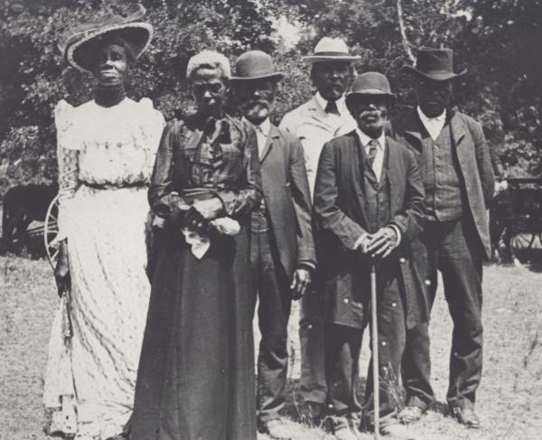 Photograph of Emancipation Day celebration, June 19, 1900