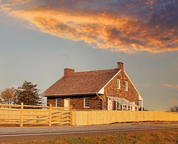 A photograph of Lee's Headquarters at Gettysburg Battlefield