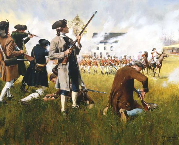 "Stand Your Ground," painting by Don Troiani.
