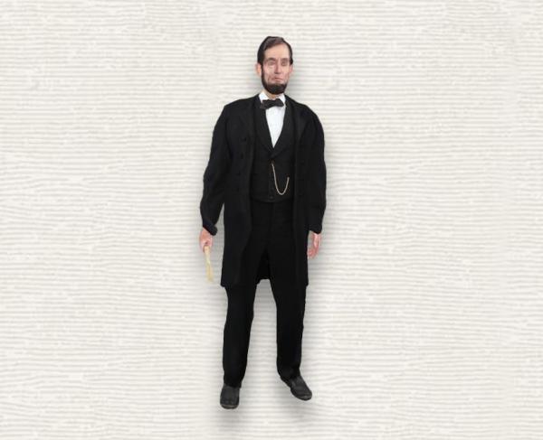 A 3-D model of Abraham Lincoln