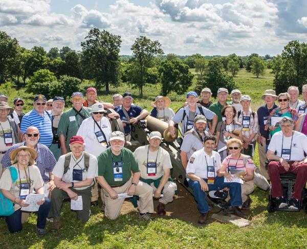 This is an image of a gathering at Perryville. 