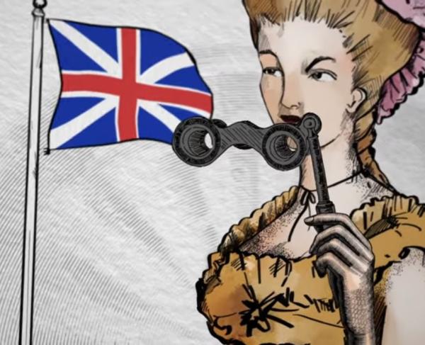 An illustration of Peggy Shippen