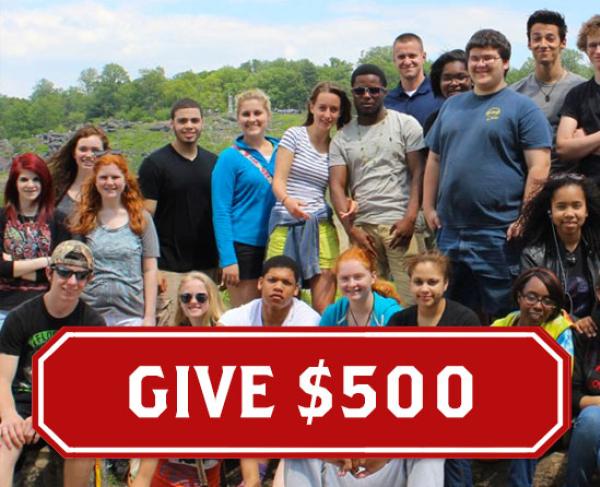 Support education with a $500 donation