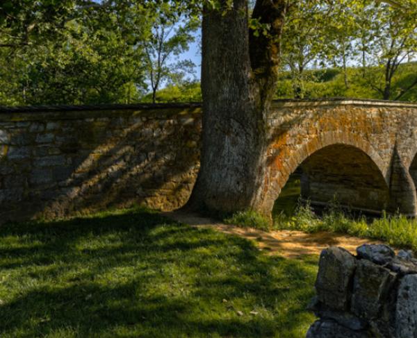 Photograph of the stone bridge at Antietam