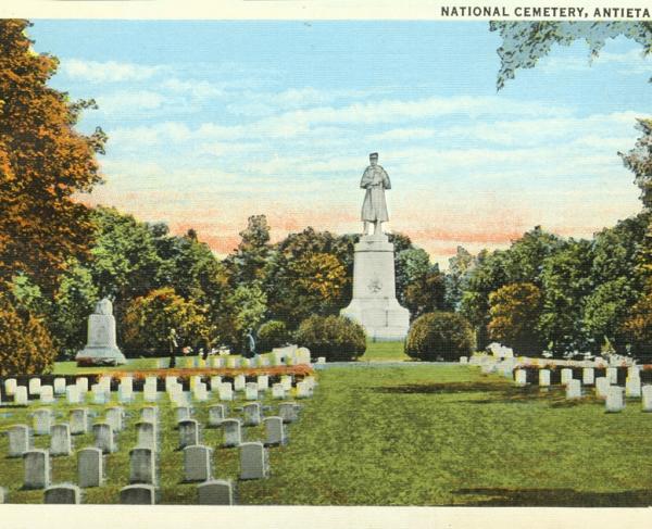 Antietam National Cemetery Postcard