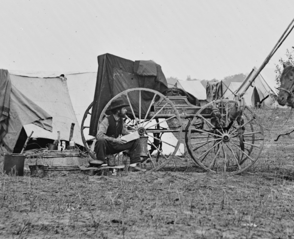 This is a landscape image of a Civil War battlefield.