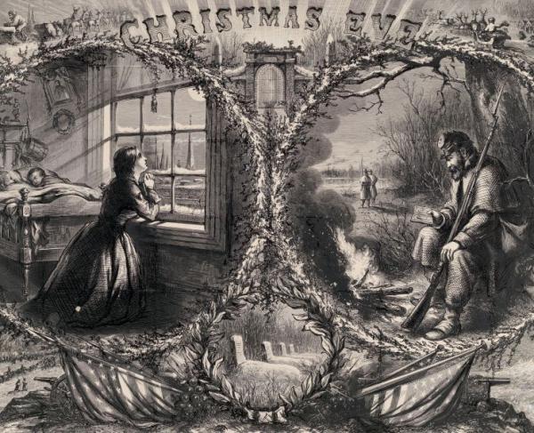 "Christmas Eve" Harper's Weekly, January 3, 1863