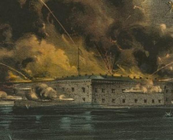 Painting of Fort Sumter