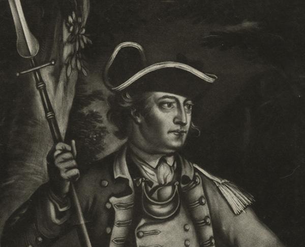 Sketched portrait of John Sullivan