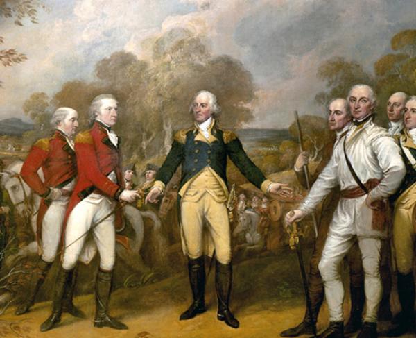 Battle of Saratoga - Surrender of General Burgoyne