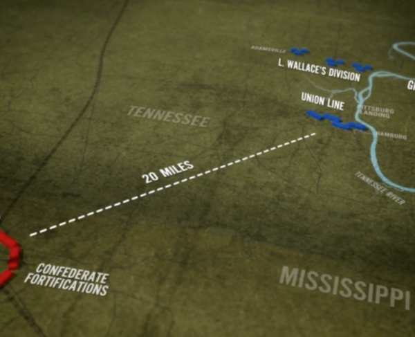 This is a screenshot of the Shiloh Animated Map