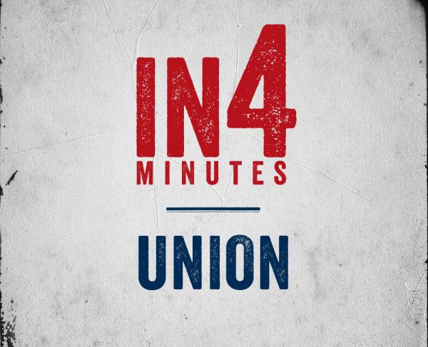 This is an image of the "In 4 Minutes: Union" logo. 