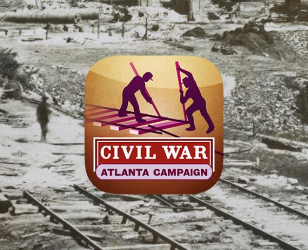 This is an image of the Atlanta Campaign Battle App Icon. 