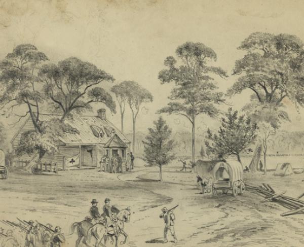 Cold Harbor Tavern Illustration 