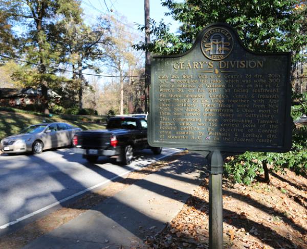 History Marker on Collier Road