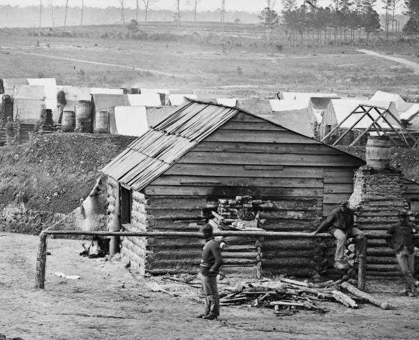 Chapin's Bluff, Virginia (vicinity). Fort Burnham, formerly, Confederate Fort Harrison, near James River. Library of Congress.