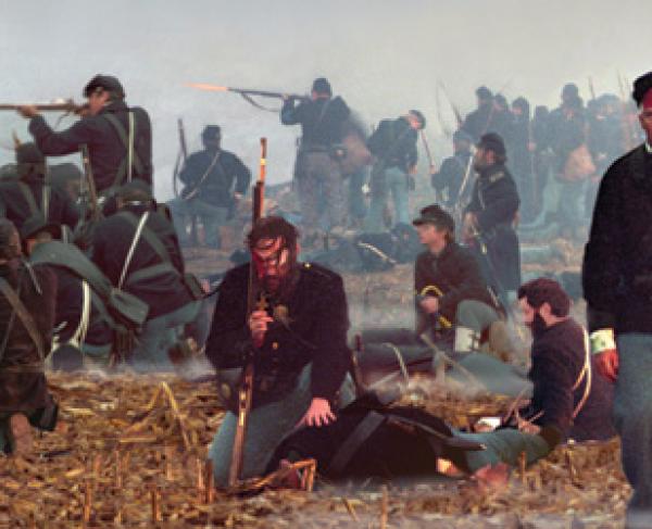 Reenactors at Antietam
