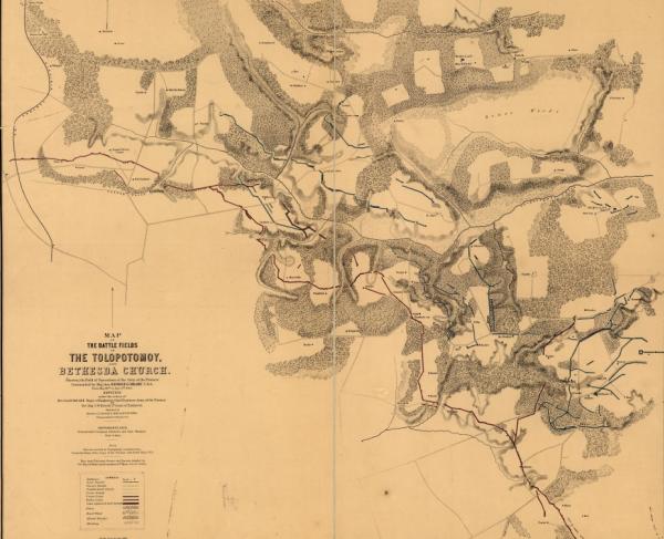 Totopotomoy Creek Historic Map