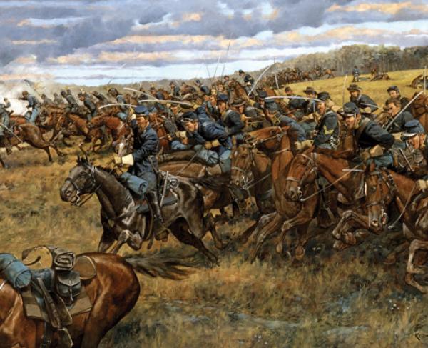 Union Cavalry at Sailor's Creek