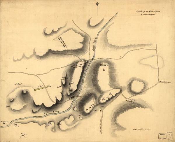 Historical Map of the Battle of White Plains