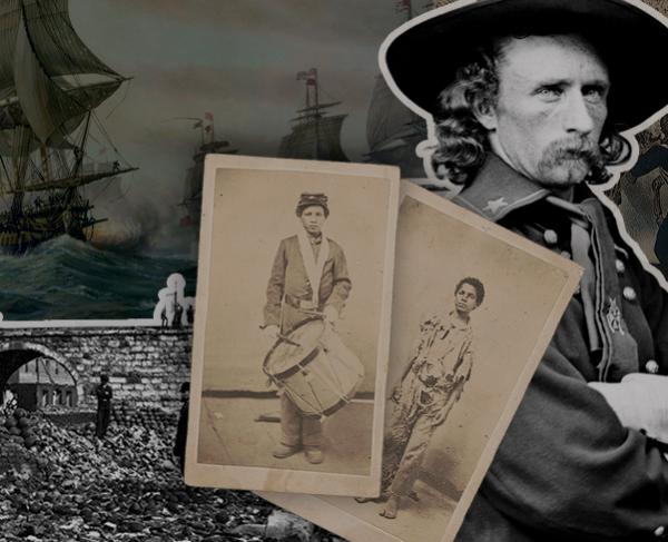 A collage of historical images