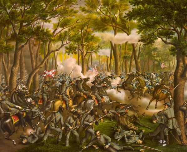 Battle of the Wilderness – Desperate fight on the Orange C.H. Plank Road, near Todd's Tavern, May 6th, 1864