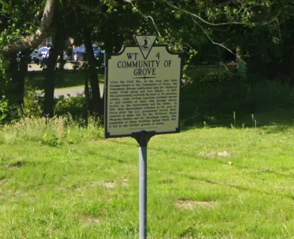 Community of Grove Historical Marker