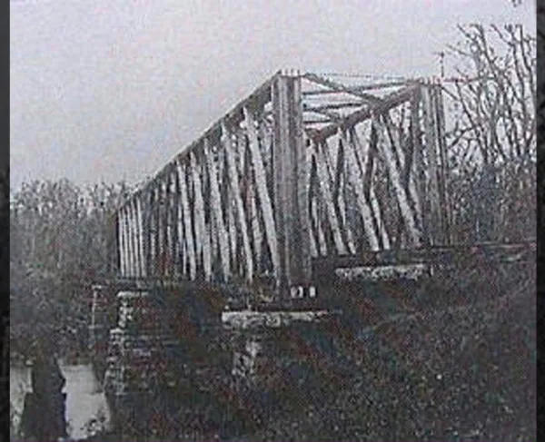 Period photo of Big Harpeth No. 7 Bridge