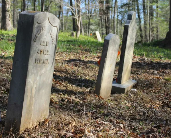Gravesite of George Avery, veteran of the 40th USCT