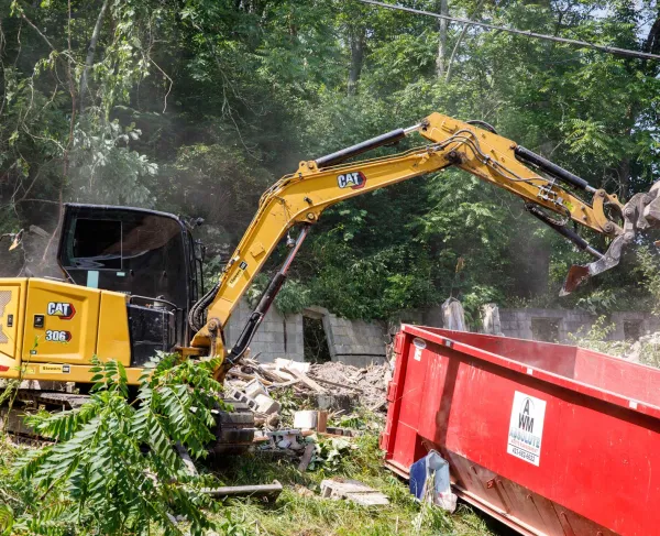 Demolition at Lookout Mountain