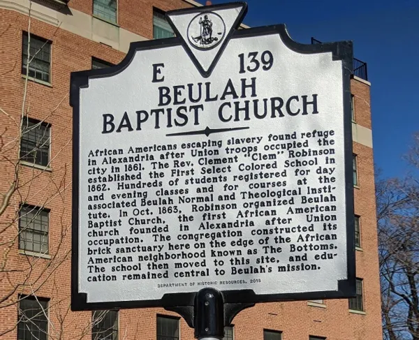 Beulah Baptist Church Historic Roadside Marker