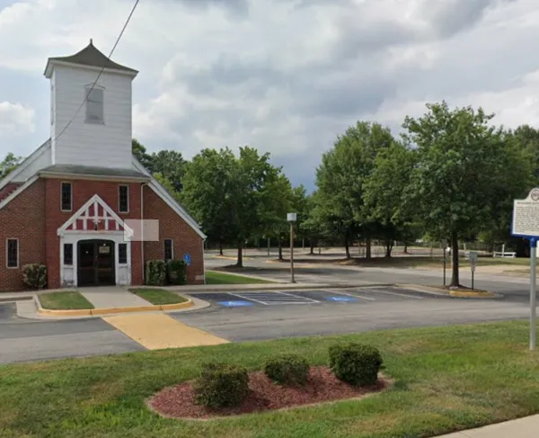 St. John Baptist Church moved to this building that formerly housed Woodlawn Methodist Church in 2014.