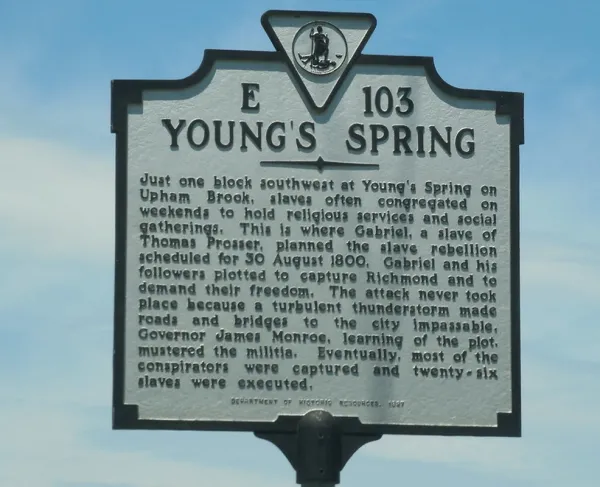 Youngs Spring Historic Marker