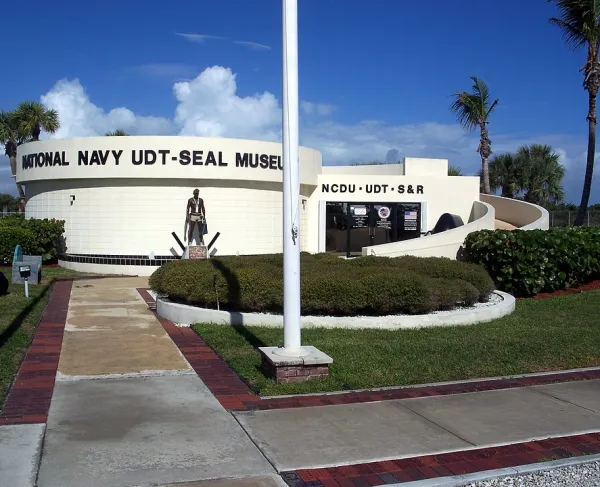 The exterior of the National Navy SEAL Museum, Fort Pierce, Fl.