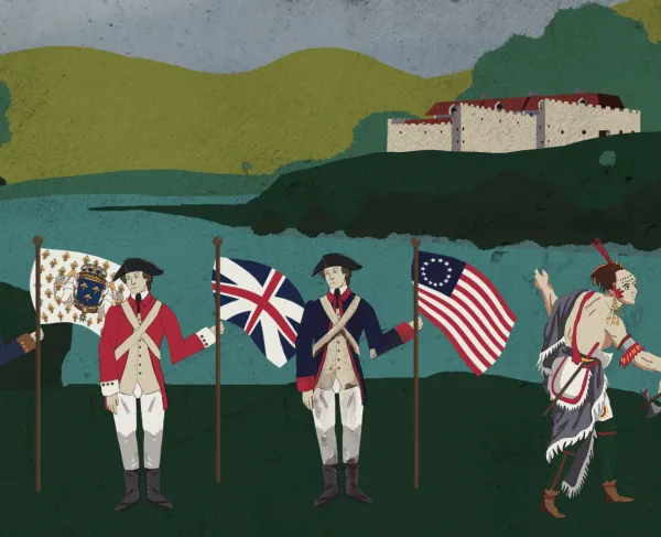 A still from Fort Ticonderoga: Key to the Continent