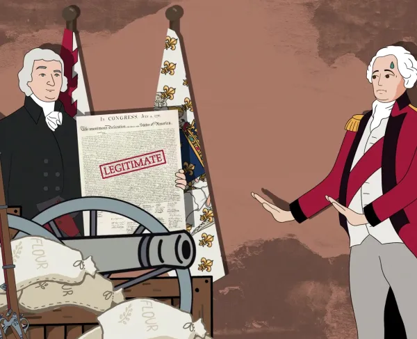 A still from the video Was the Revolution a World War?