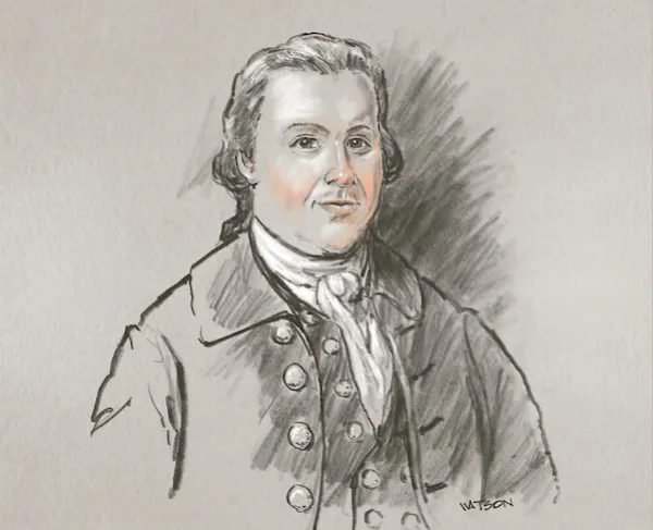 Portrait of Button Gwinnett