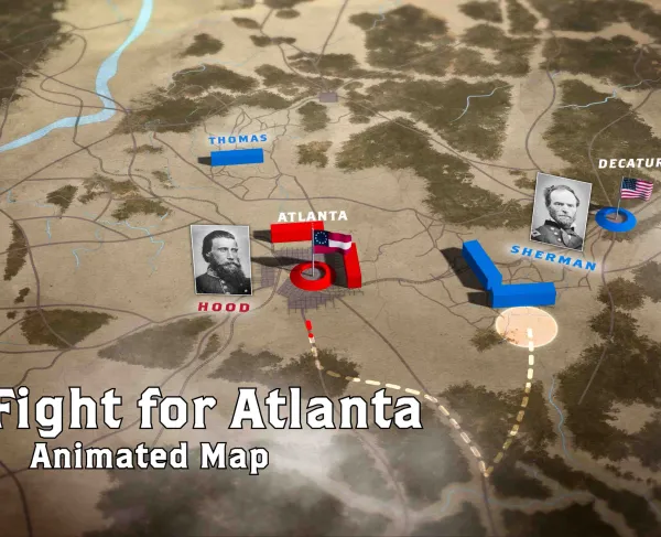 Atlanta Campaign Animated Map
