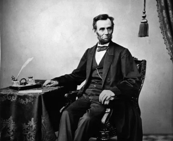 Portrait of Abraham Lincoln taken by Alexander Gardner in November of 1863