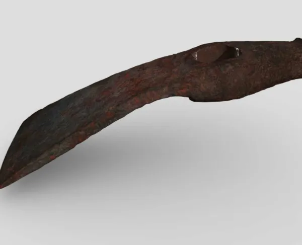 3D scan of an 18th century adz