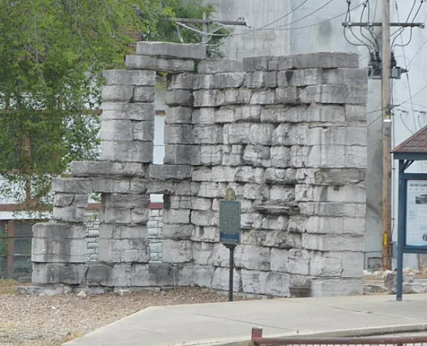 The remains of Alton Military Prison, Alton, Ill.