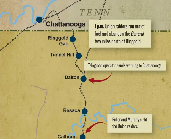 The Great Locomotive Chase | April 12, 1862