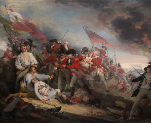 The Battle of Bunker's Hill, June 17, 1775 by John Trumbull