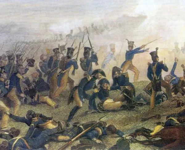 Battle of Lundy's Lane, 1868. Painting by Alonzo Chappel.