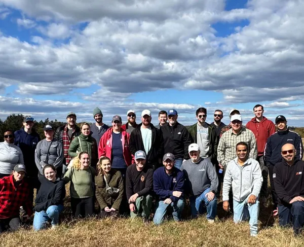 Capital One's Salute volunteers at Brandy Station Battlefield