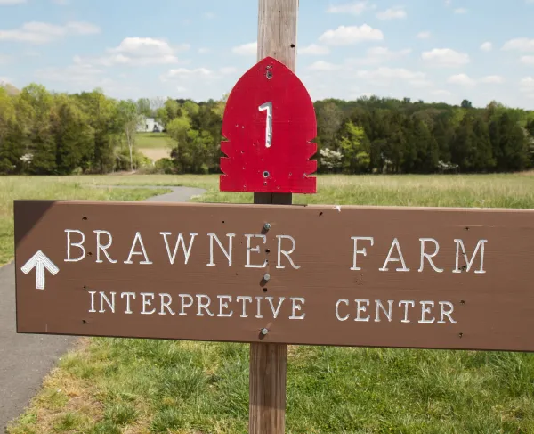 Brawner Farm Sign at Second Manassas