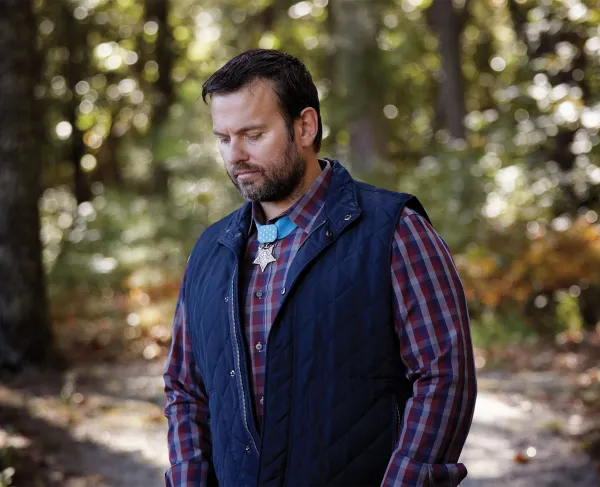 Medal of Honor Recipient Edward C. Byers at Petersburg Breakthrough Battlefield, Va.
