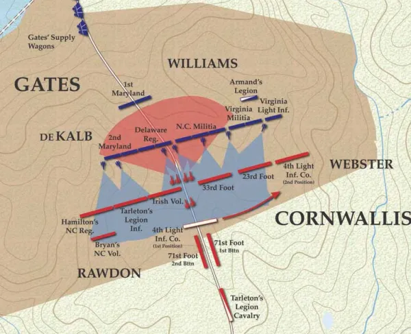 Camden | August 16, 1780 | First-Light Cannonade